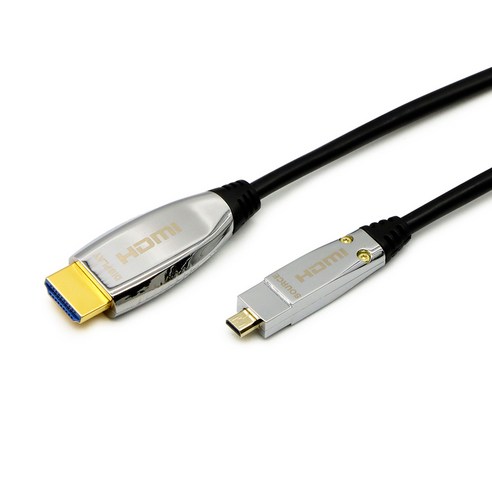 마하링크 하이브리드 광 HDMI to Micro HDMI Ver2.1 8K 케이블 ML-A8C050, 1개, 50m