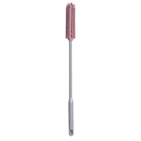 키친팩토리 파스텔 실리콘 슬림병솔, 다크핑크, 1개