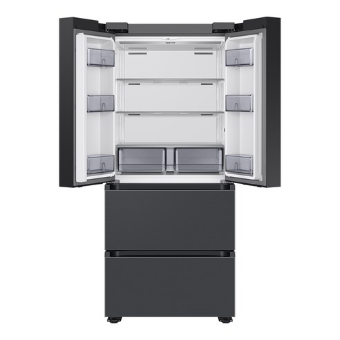 삼성전자 AI 김치플러스 4도어 냉장고 490L 방문설치, 리파인드 이녹스, RQ49DG9003S9