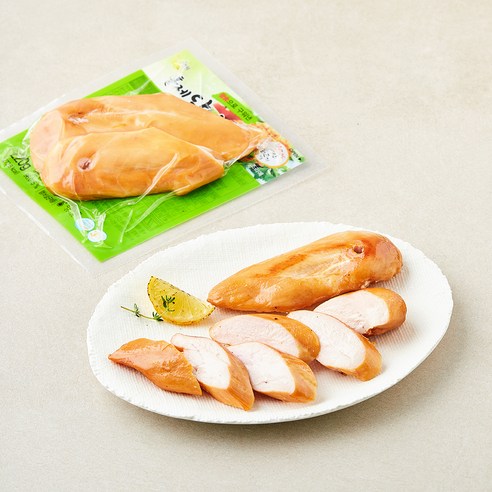 [로켓프레시] 퀸덕 참숯으로 구워낸 훈제 닭가슴살, 220g, 1개, 1개입