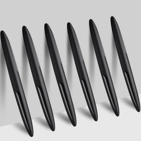 네츄럴파크 심플 PVC 자동차 도어가드 6p, 블랙