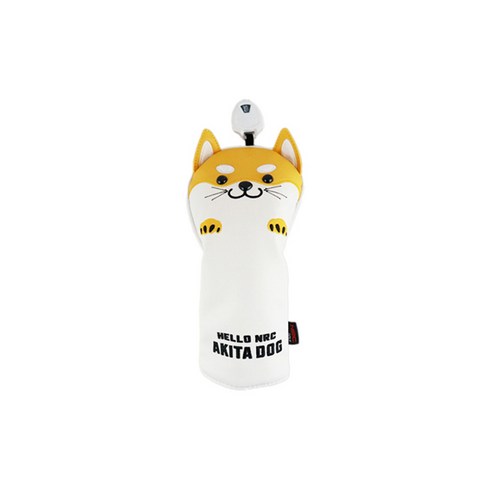 골드 아키타 골프 헤드커버, 1개
