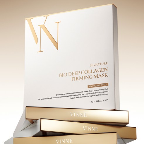 빈느 콜라겐 마스크팩으로 흐릿해진 라인을 빈틈없이 채우세요.