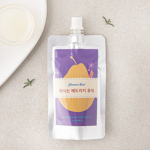 얌이밀 마시는 배 도라지 퓨레, 120g, 2개