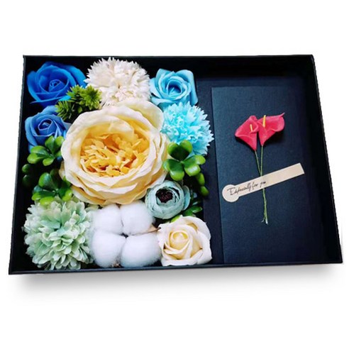 홈마인 비누꽃 효심가득 용돈박스, 블루