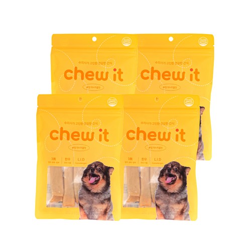 핏펫 츄잇 강아지 덴탈껌 50g, 마누카꿀, 4개