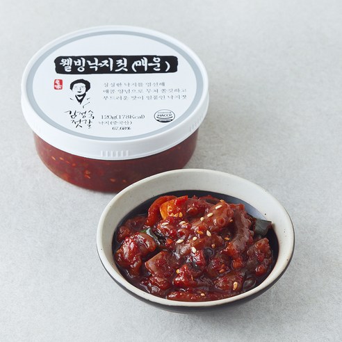 동광 김정숙 젓갈 웰빙낙지젓 매운, 120g, 1개