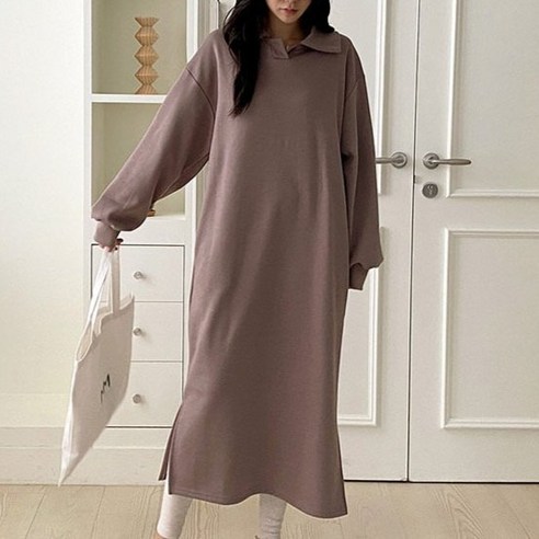 후니네 룩카라 임산부 기모 원피스