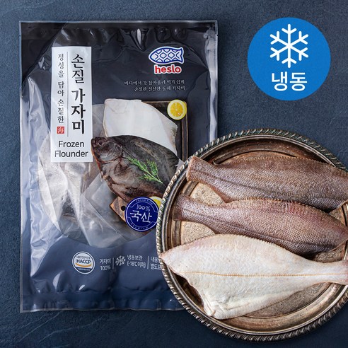 해슬로 깔끔한 손질 가자미 (냉동), 400g(특대), 1팩 슬로모