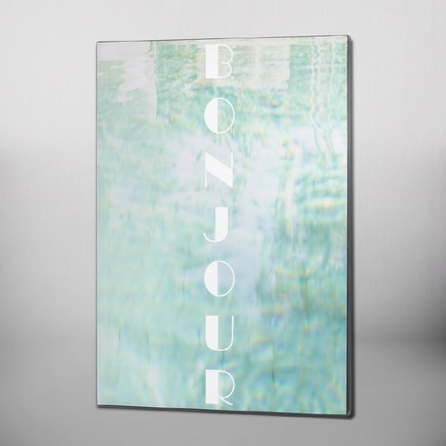 RYMD bonjour blue 인테리어 액자, 엣지 액자