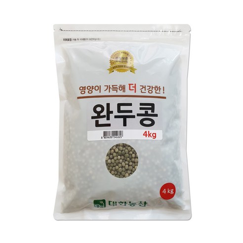 대한농산 완두콩, 4kg, 1개