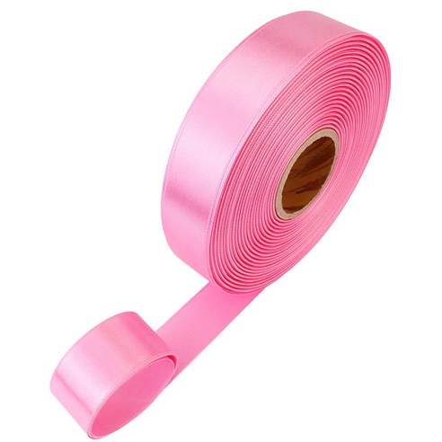 포장넷 공단기본 선물포장 리본끈 20mm, 13 진핑크, 45m, 1개