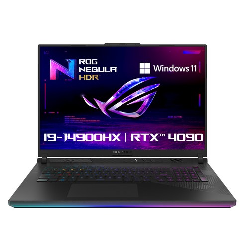 에이수스 2024 ROG 스트릭스 스카 18 코어i9 인텔 14세대 지포스 RTX 4090, Off Black, 2TB, 64GB, WIN11 Home, G834JYR-R6030W