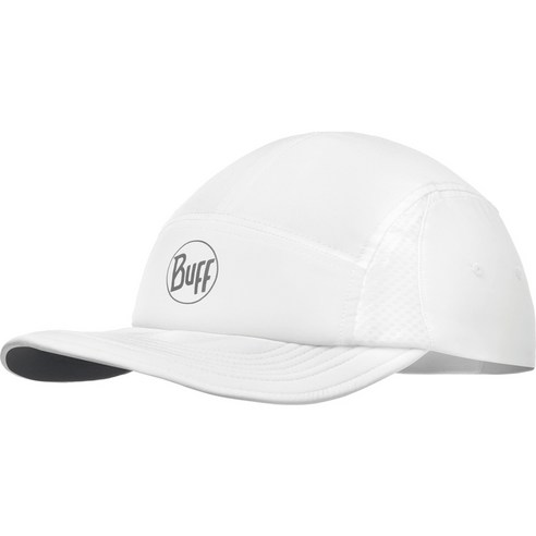 버프 5패널 고 캡 러닝 스포츠 모자, R SOLID WHITE, 1개
