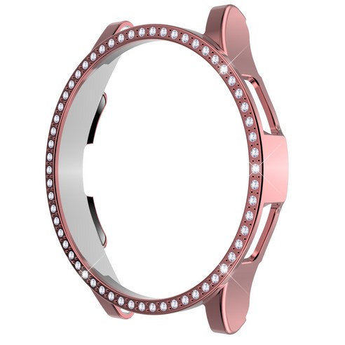 루아러블 갤럭시 워치4 클래식 큐빅 범퍼 케이스 46mm, 핑크