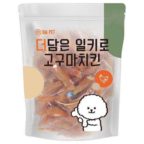 반려동물 더담은 고구마 치킨 수제간식, 1kg, 1개