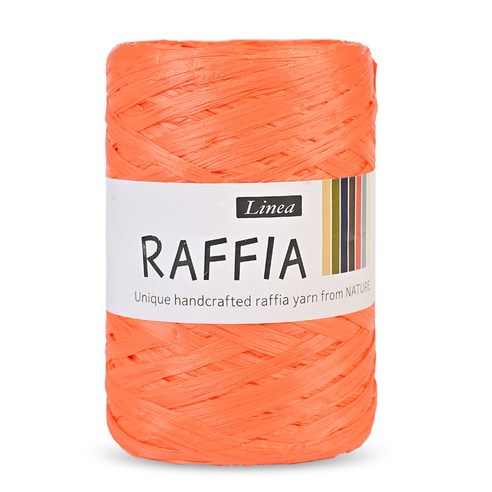 니뜨 라피아 뜨개 라탄실 40g, 406 자몽, 1개