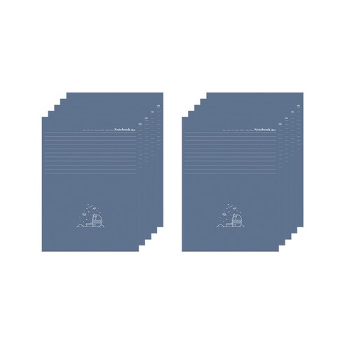 아이비스 모던라인 제본노트 11617, 블루, 10개
