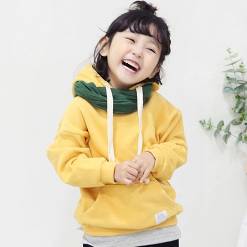 초코몽 아동용 뽀송 양기모후드