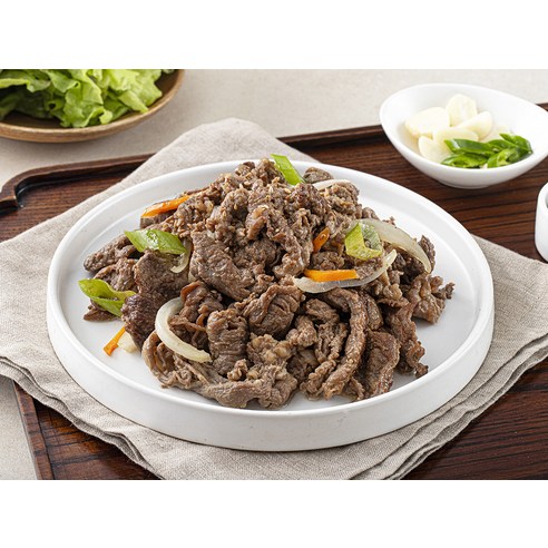 부드러운 쇠고기와 달콤한 소스의 완벽한 조화