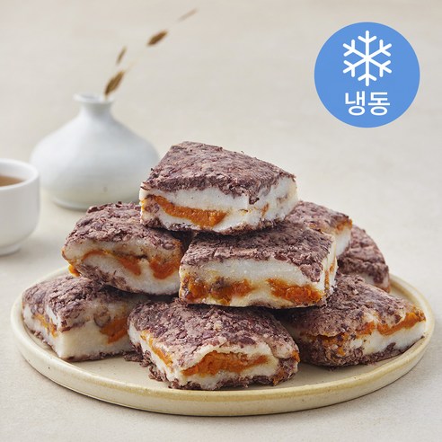 착한떡 호박팥시루 (냉동), 50g, 1개, 10개입