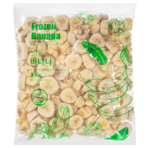 본연의 단맛을 간직한 간편한 활용의 냉동 바나나