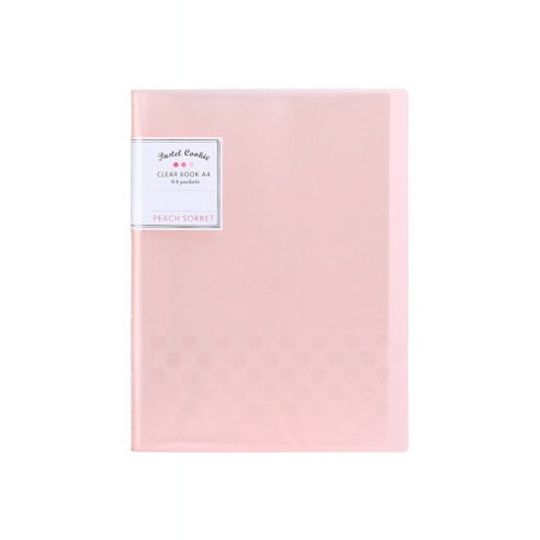데이코쿠 A4 클리어파일 핑크 40매, 1개