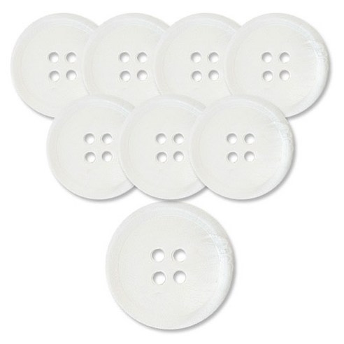 동대문단추왕 무광 코트 가디건 단추 15mm, 화이트아이젠, 8개