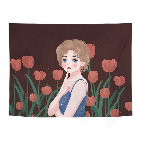 마켓A 우먼픽처 벽장식 태피스트리, GT3996