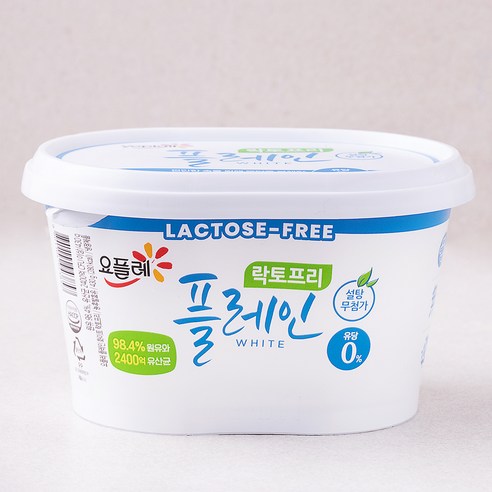 요플레 빙그레 플레인 화이트 락토프리, 430g, 1개 프로틴요거트 요플레 빙그레 플레인 화이트 락토프리, 430g, 1개 프로틴요거트