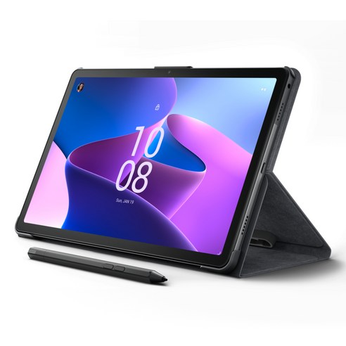 레노버 Tab M10 Plus 3세대 태블릿PC + 펜 + 케이스 세트, 스톰 그레이, 128GB, Wi-Fi