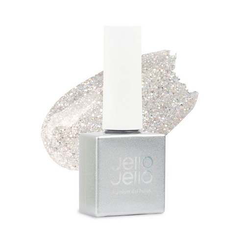 젤로젤로 글리터 젤네일 폴리쉬, JG-16 홀로실버, 10ml, 1개