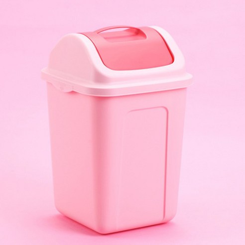 다우 쓰레기통 대, 핑크, 1개
