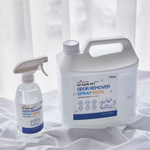 이지세이프펫 스퀘어 반려동물 탈취제 무향, 1개, 500ml