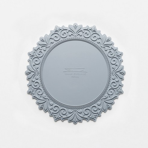 아멜리아 실리콘 방수 디저트 플레이트 매트, 03 블루, 30cm