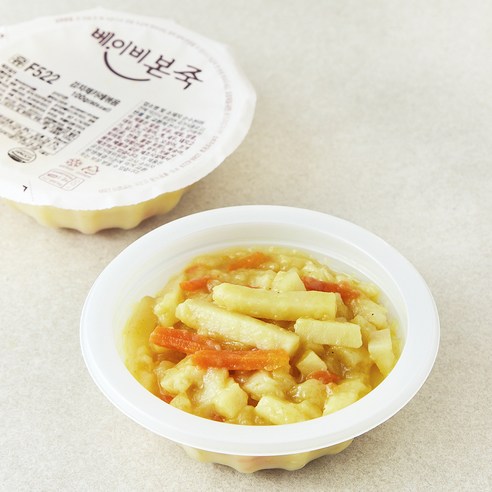 베이비본죽 감자채 카레볶음, 100g, 1개