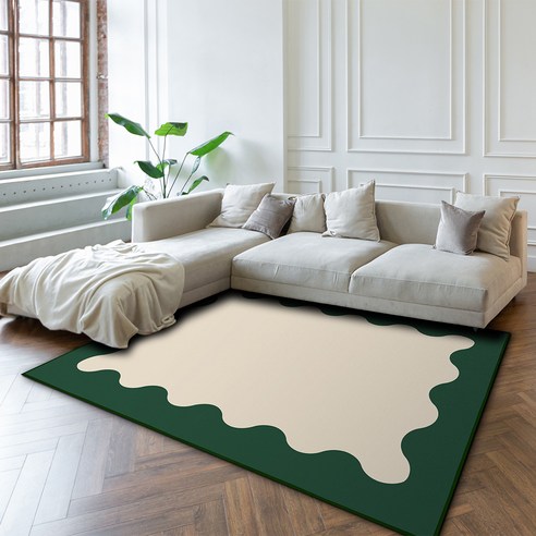 세련된 디자인과 편리함을 갖춘 안전한 물세탁 러그