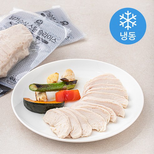 미트리 닭가슴살 스팀 슬라이스 오리지널 (냉동), 150g, 7개