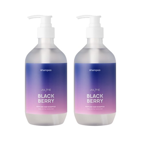줄라이미 퍼퓸 헤어 탈모 완화 샴푸 블랙베리, 500ml, 2개