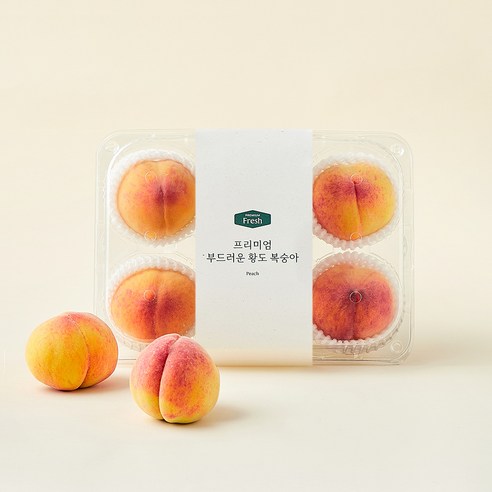 온브릭스 프리미엄 부드러운 황도 복숭아 4~5입, 1개, 1kg