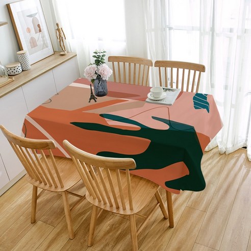 노르딕 프리미엄 식탁보 D182, 타입 5, 90 x 90 cm