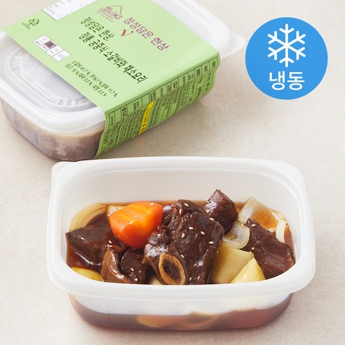 정성담은한상 정통 궁중식 소갈비와 채소요리 (냉동), 600g, 1개