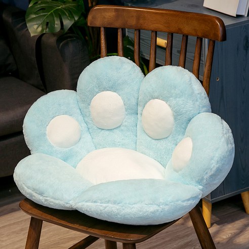 다루미 다루미 폭신폭신 고양이 쿠션방석 의자쿠션, 04 민트 블루