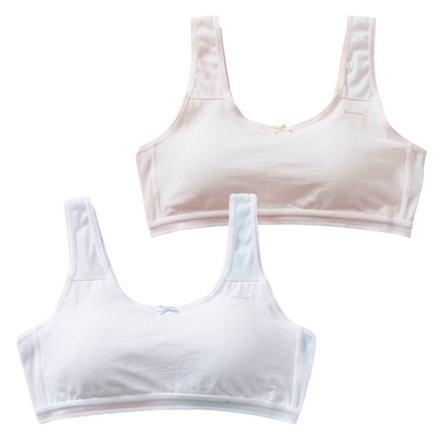 주니데이 메쉬 앙증 브라 2단계 2종 세트