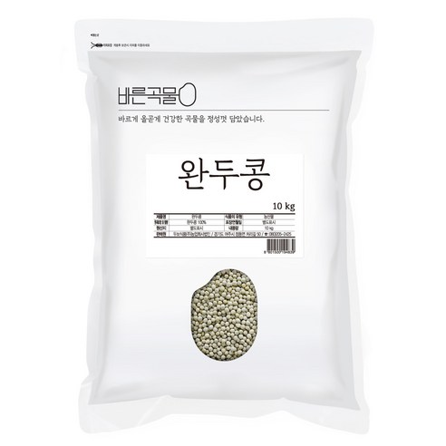 바른곡물 완두콩, 10kg, 1개