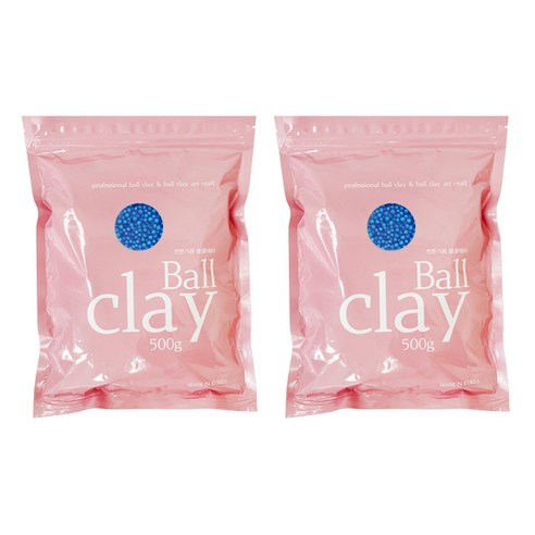 전문가용 볼클레이 500g, 2개, 파랑