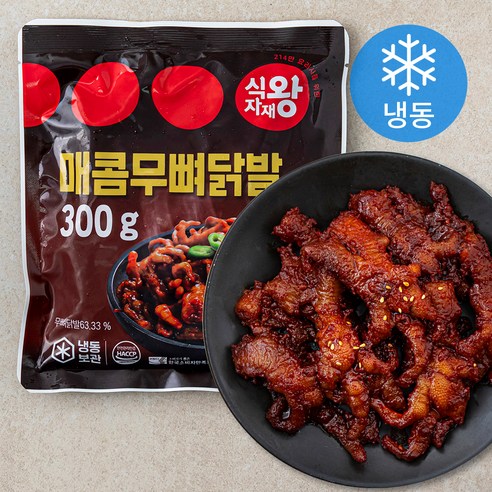 식자재왕 매콤무뼈닭발(냉동), 300g, 1개