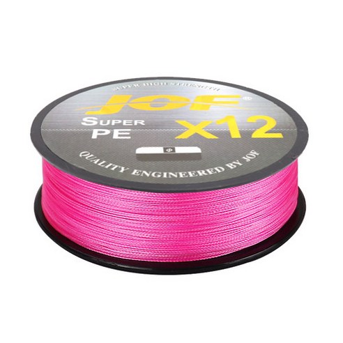 JOF SUPER PE 12합사 낚싯줄 300m, 핑크