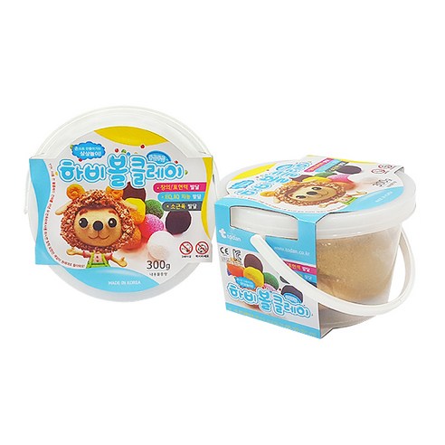 하비볼클레이 낱색 2p, 금색, 300g, 2개
