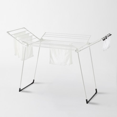 편리하고 튼튼한 빨래 건조를 위한 한샘 스타일랙 양날개 확장형 빨래건조대